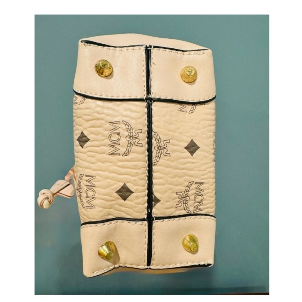 (NWOT) MCM Crossbody Bucket Purse - Pink - Picture 13 of 14